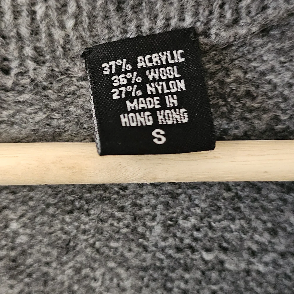 Moda International Gray Women's Long Cardigan Sweater - Picture 4 of 6